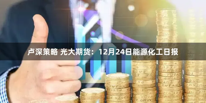 卢深策略 光大期货：12月24日能源化工日报