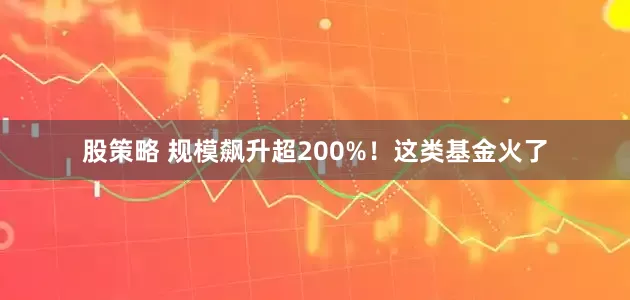 股策略 规模飙升超200%！这类基金火了