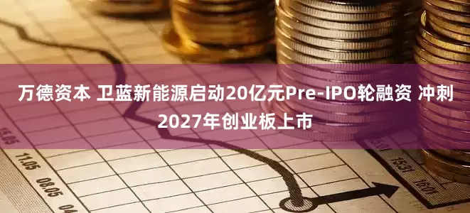 万德资本 卫蓝新能源启动20亿元Pre-IPO轮融资 冲刺2027年创业板上市